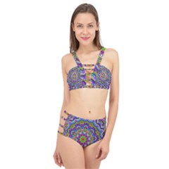 Farbenpracht Kaleidoscope Cage Up Bikini Set