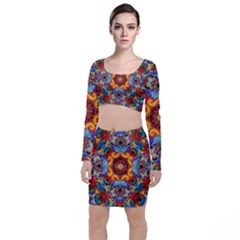 Farbenpracht Kaleidoscope Top And Skirt Sets