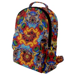 Farbenpracht Kaleidoscope Flap Pocket Backpack (small)