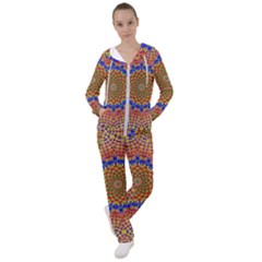 Tile Background Image Ornament Women s Tracksuit