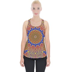 Tile Background Image Ornament Piece Up Tank Top by Pakrebo