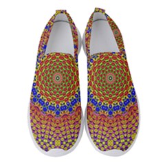 Tile Background Image Ornament Women s Slip On Sneakers