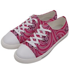 Pattern Doodle Design Drawing Women s Low Top Canvas Sneakers by Pakrebo