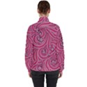 Pattern Doodle Design Drawing High Neck Windbreaker (Women) View2