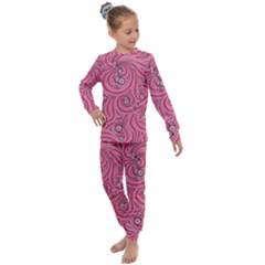 Pattern Doodle Design Drawing Kids  Long Sleeve Set 