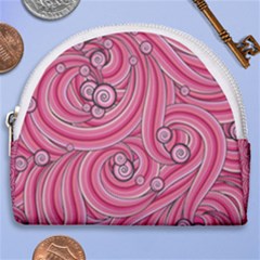 Pattern Doodle Design Drawing Horseshoe Style Canvas Pouch by Pakrebo