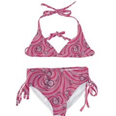 Pattern Doodle Design Drawing Kids  Classic Bikini Set by Pakrebo