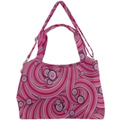 Pattern Doodle Design Drawing Double Compartment Shoulder Bag