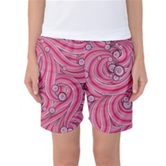 Pattern Doodle Design Drawing Women s Basketball Shorts by Pakrebo