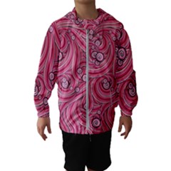 Pattern Doodle Design Drawing Hooded Windbreaker (kids) by Pakrebo