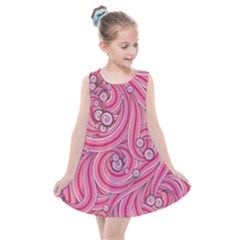 Pattern Doodle Design Drawing Kids  Summer Dress by Pakrebo