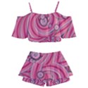 Pattern Doodle Design Drawing Kids  Off Shoulder Skirt Bikini View2