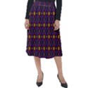 Background Image Ornament Classic Velour Midi Skirt  View1