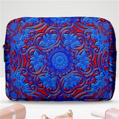 Background Fractals Surreal Design Art Make Up Pouch (large) by Pakrebo