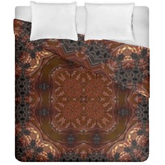 Background Image Structure Brown Black Duvet Cover Double Side (california King Size) by Pakrebo