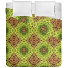 Tile Background Image Pattern Green Duvet Cover Double Side (california King Size) by Pakrebo