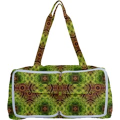 Tile Background Image Pattern Green Multi Function Bag by Pakrebo