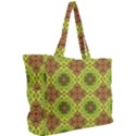 Tile Background Image Pattern Green Simple Shoulder Bag View2