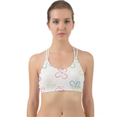 Flower Background Nature Floral Back Web Sports Bra