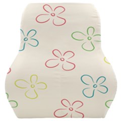 Flower Background Nature Floral Car Seat Back Cushion 