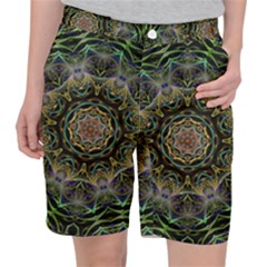 Fractal  Background Graphic Pocket Shorts by Pakrebo