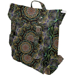 Fractal  Background Graphic Buckle Up Backpack