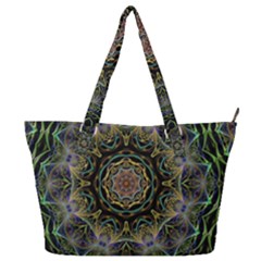 Fractal  Background Graphic Full Print Shoulder Bag