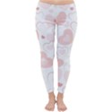 Pastel Pink Hearts Classic Winter Leggings View1