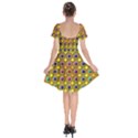 Background  Kaleidoscope Short Sleeve Bardot Dress View2