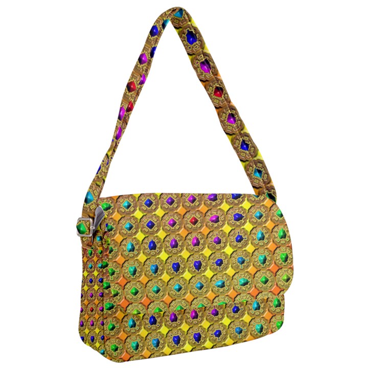 Background  Kaleidoscope Courier Bag