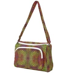 Pattern Background Front Pocket Crossbody Bag