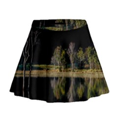 Soi Ball Symmetry Scenery Reflect Mini Flare Skirt by Pakrebo