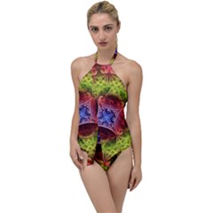 Tile Background Image Pattern Go With The Flow One Piece Swimsuit by Pakrebo