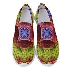 Tile Background Image Pattern Women s Slip On Sneakers