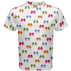 Tweet-hearts Pattern Men s Cotton Tee by WensdaiAmbrose