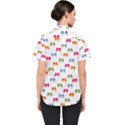 Tweet-Hearts Pattern Women s Short Sleeve Shirt View2