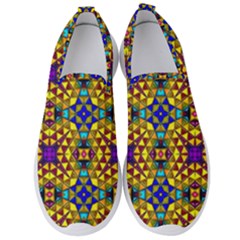 Tile Background Image Graphic Abstract Men s Slip On Sneakers