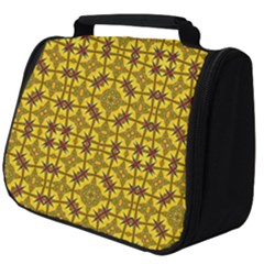 Tile Background Image Graphic Yellow Full Print Travel Pouch (big)