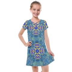 Tile Background Image Graphic Kids  Cross Web Dress by Pakrebo