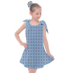 Kaleidoscope Colorful Units Surreal Kids  Tie Up Tunic Dress by Pakrebo