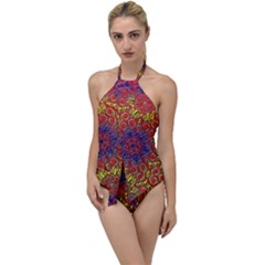 Background Image  Wall Design Go With The Flow One Piece Swimsuit by Pakrebo