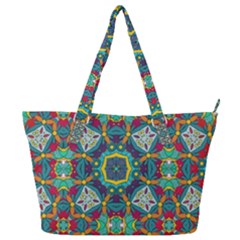 Farbenpracht Kaleidoscope Art Full Print Shoulder Bag by Pakrebo