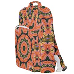 Background Pattern Structure Art Double Compartment Backpack