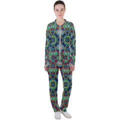 Farbenpracht Kaleidoscope Art Casual Jacket And Pants Set by Pakrebo