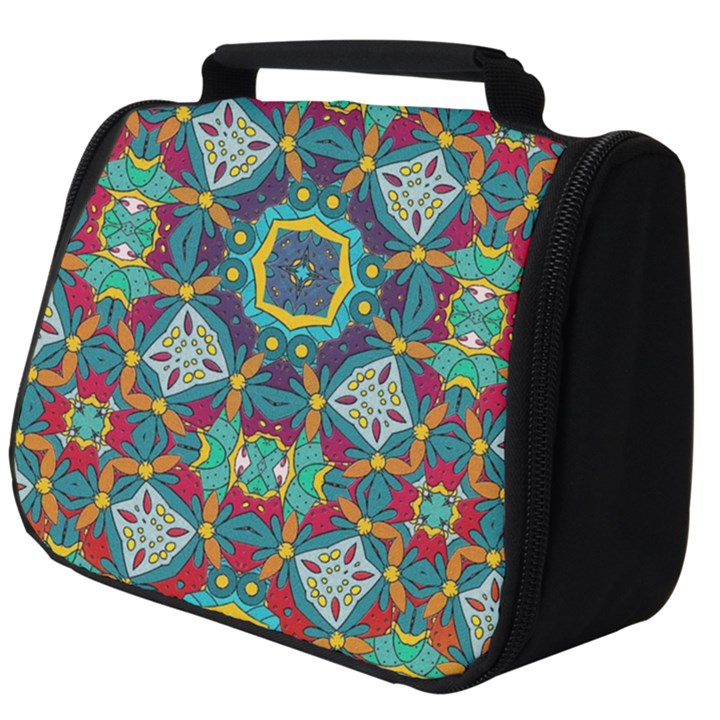 Farbenpracht Kaleidoscope Art Full Print Travel Pouch (Big)