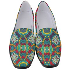 Farbenpracht Kaleidoscope Art Women s Classic Loafer Heels