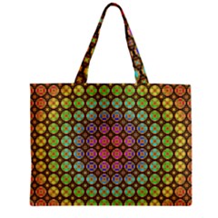 Tile Background Image Pattern Art Zipper Mini Tote Bag by Pakrebo