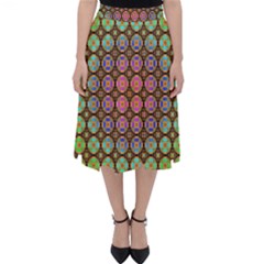 Tile Background Image Pattern Art Classic Midi Skirt by Pakrebo