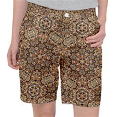 Pattern  Background Pocket Shorts