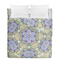 Ornament Kaleidoscope Duvet Cover Double Side (full/ Double Size) by Pakrebo